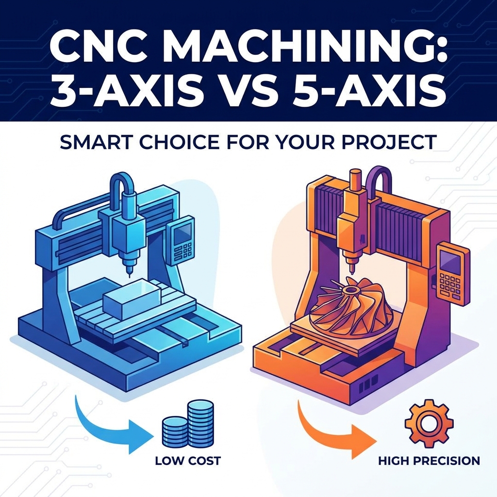 5-Axis CNC Machining vs. 3-Axis: Which is Right for Your Project?